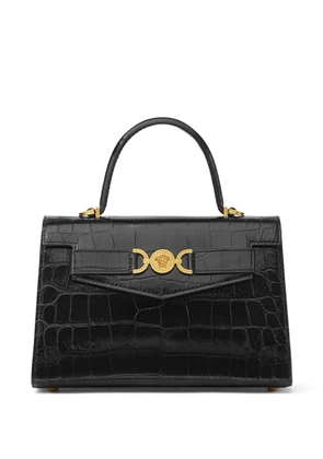 Versace Medusa '95 crocodile-embossed tote bag - Black