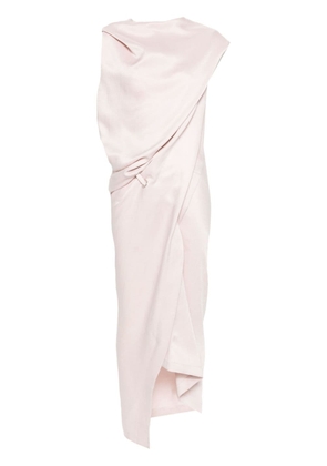 Pleats Please Issey Miyake Enveloping draped dress - Pink