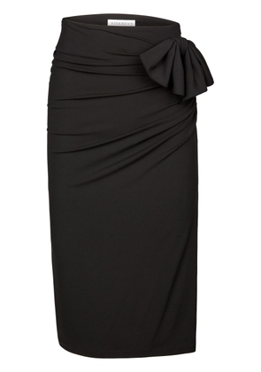 Nina Ricci bow-detailing pencil skirt - Black