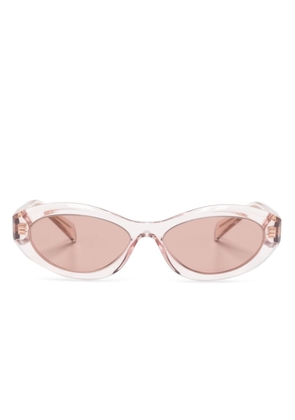 Prada Eyewear 26ZS oval-frame sunglasses - Pink