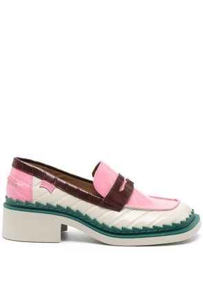 Camper Taylor 45mm leather loafers - Pink