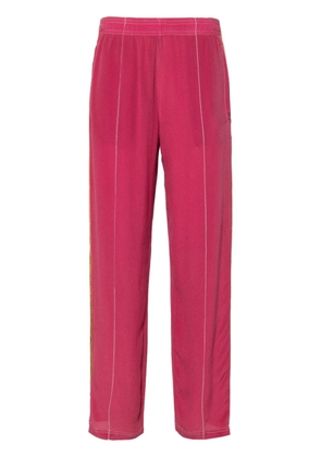 Gucci Pre-Owned 2000s side-stripe straight-leg trousers - Pink
