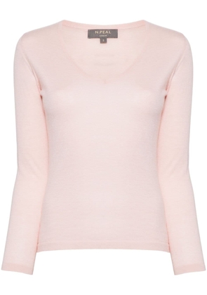 N.Peal Imogen cashmere jumper - Pink