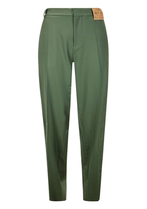 ACT Nº1 mid-rise straight-leg trousers - Green