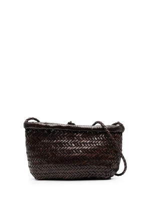 DRAGON DIFFUSION small Grace leather basket bag - Brown