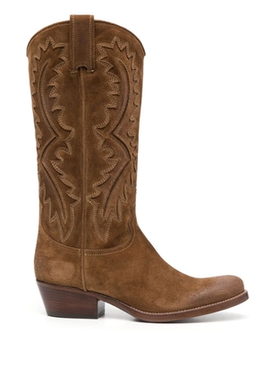 Sartore 45mm cowboy boots - Brown