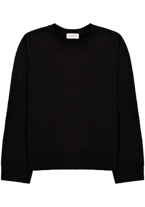 Laneus apliquéd cotton sweatshirt - Black