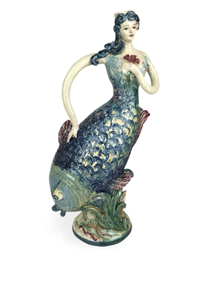 Les-Ottomans Siren porcelain vase - Blue
