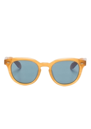 Oliver Peoples N.05 round-frame sunglasses - Brown