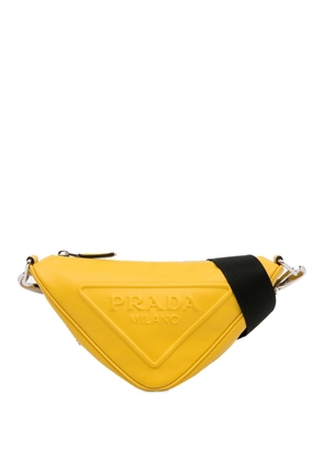 Prada Pre-Owned 2013-present Grace Lux Triangle crossbody bag - Yellow