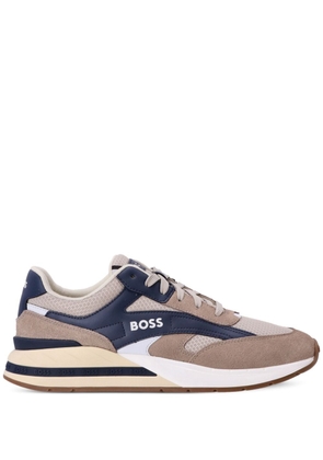 BOSS panelled low-top sneakers - Neutrals
