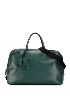 Prada Pre-Owned 2000-2013 Vitello Daino travel bag - Green