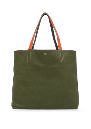Hermès Pre-Owned 2013 Bicolor Double Sens 45 tote bag - Green