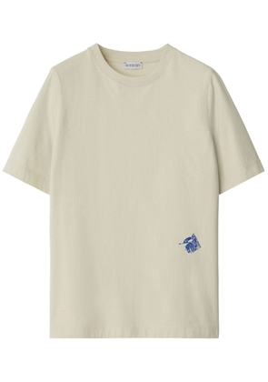 Burberry Equestrian Knight-print cotton T-shirt - Neutrals