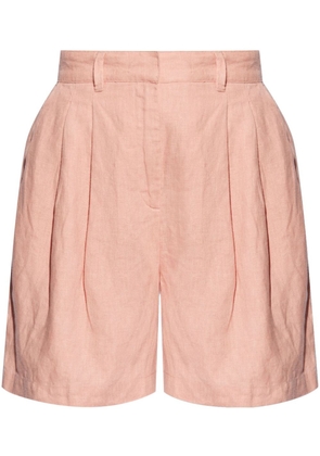 Posse Marchello linen tailored shorts - Pink