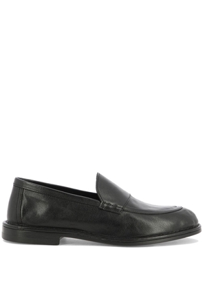 Pierre Hardy grained-texture leather loafers - Black