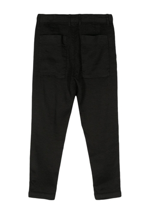 Transit garment-dyed straight trousers - Black
