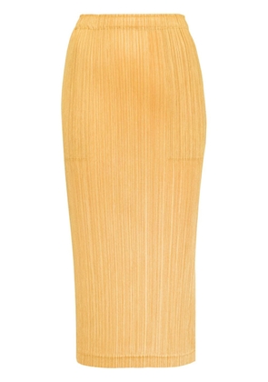 Pleats Please Issey Miyake Thicker Bottoms 1 plissé skirt - Yellow