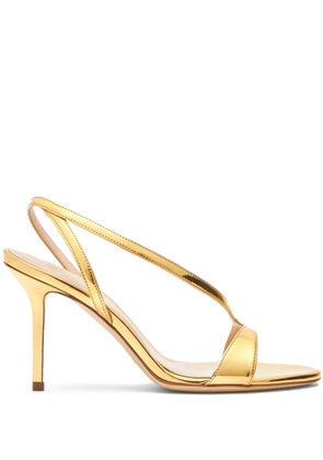 Scarosso 85mm Paula strappy sandals - Gold