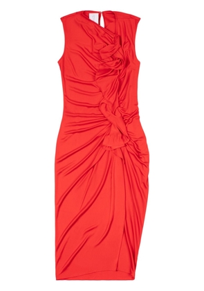 AZ FACTORY Mira draped dress - Red