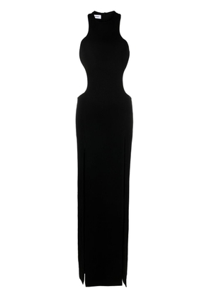 Mônot cut-out detailed floor-length dress - Black