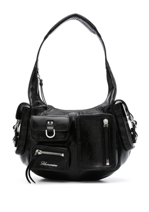 Blumarine Cargo leather shoulder bag - Black