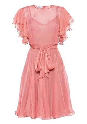 Baruni Milada iridescent-effect minidress - Pink