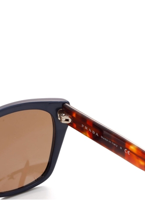 Prada Pre-Owned rectangle-frame sunglasses - Blue