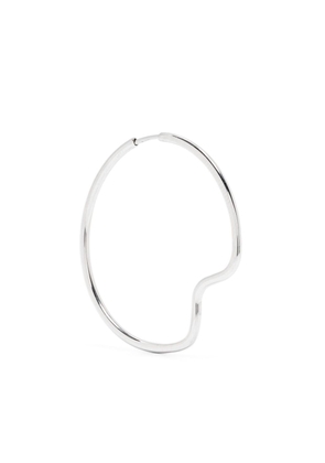 Maria Black Copenhagen 35 sculpted hoop earring - Silver