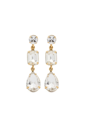 Jennifer Behr crystal-embellished dangle earrings - Gold