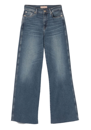 7 For All Mankind Lotta high-rise wide-leg jeans - Blue