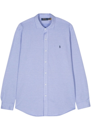 Polo Ralph Lauren herringbone cotton shirt - Blue