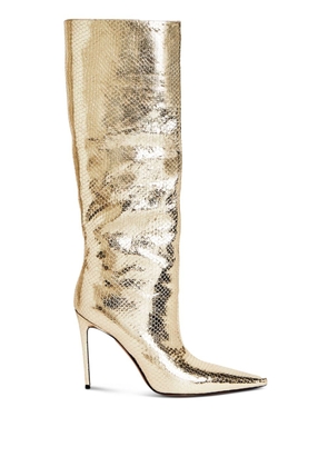 Retrofete Frida 110mm leather boots - Gold
