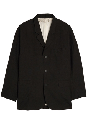 visvim Hammons contrast-lining cotton jacket - Black