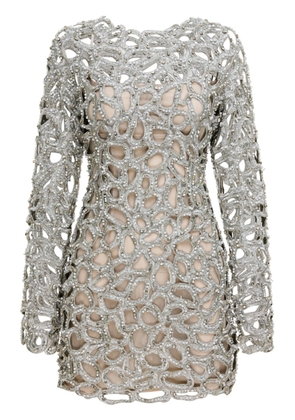 Rachel Gilbert Everett cut-out mini dress - Silver