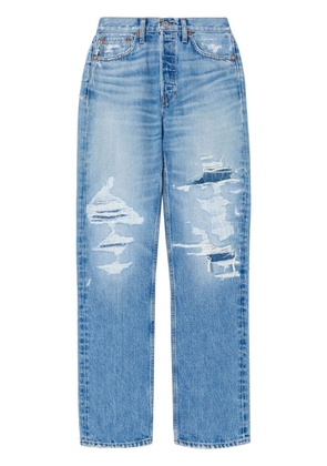 RE/DONE high-rise loose jeans - Blue