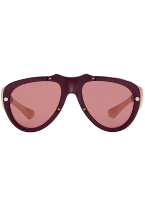 Burberry Eyewear Shield Mask sunglasses - Red