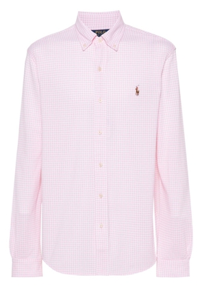 Polo Ralph Lauren Polo Pony checked cotton shirt - Pink