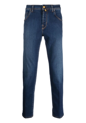 Jacob Cohën mid-rise slim-cut jeans - Blue