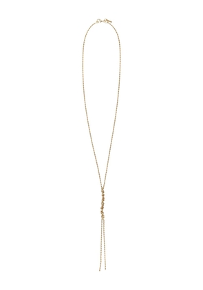 Emanuele Bicocchi 24kt gold plated knotted necklace
