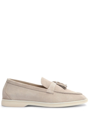 Scarosso Leandra calf-leather loafers - Neutrals