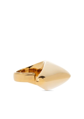 Alexander McQueen Claw logo-engraved ring - Gold