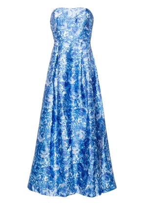 Sachin & Babi Giovanna floral-print dress - Blue