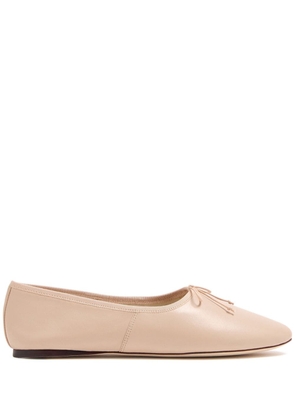 Loeffler Randall Landon leather ballerina shoes - Neutrals