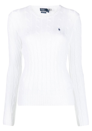 Polo Ralph Lauren Julianna cable-knit jumper - White