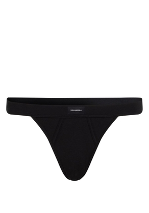 Karl Lagerfeld Essential Logo elasticated-waist briefs - Black