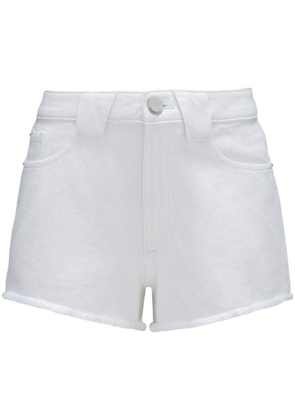 Perfect Moment denim cotton mini shorts - White