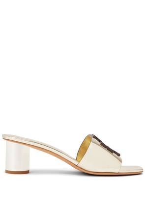 Tory Burch Ines Mule leather sandals - White