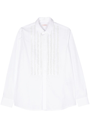 Valentino Garavani crystal-embellished shirt - White