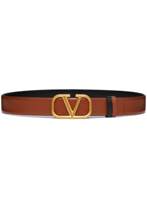 Valentino Garavani VLogo Signature 30mm reversible belt - Brown
